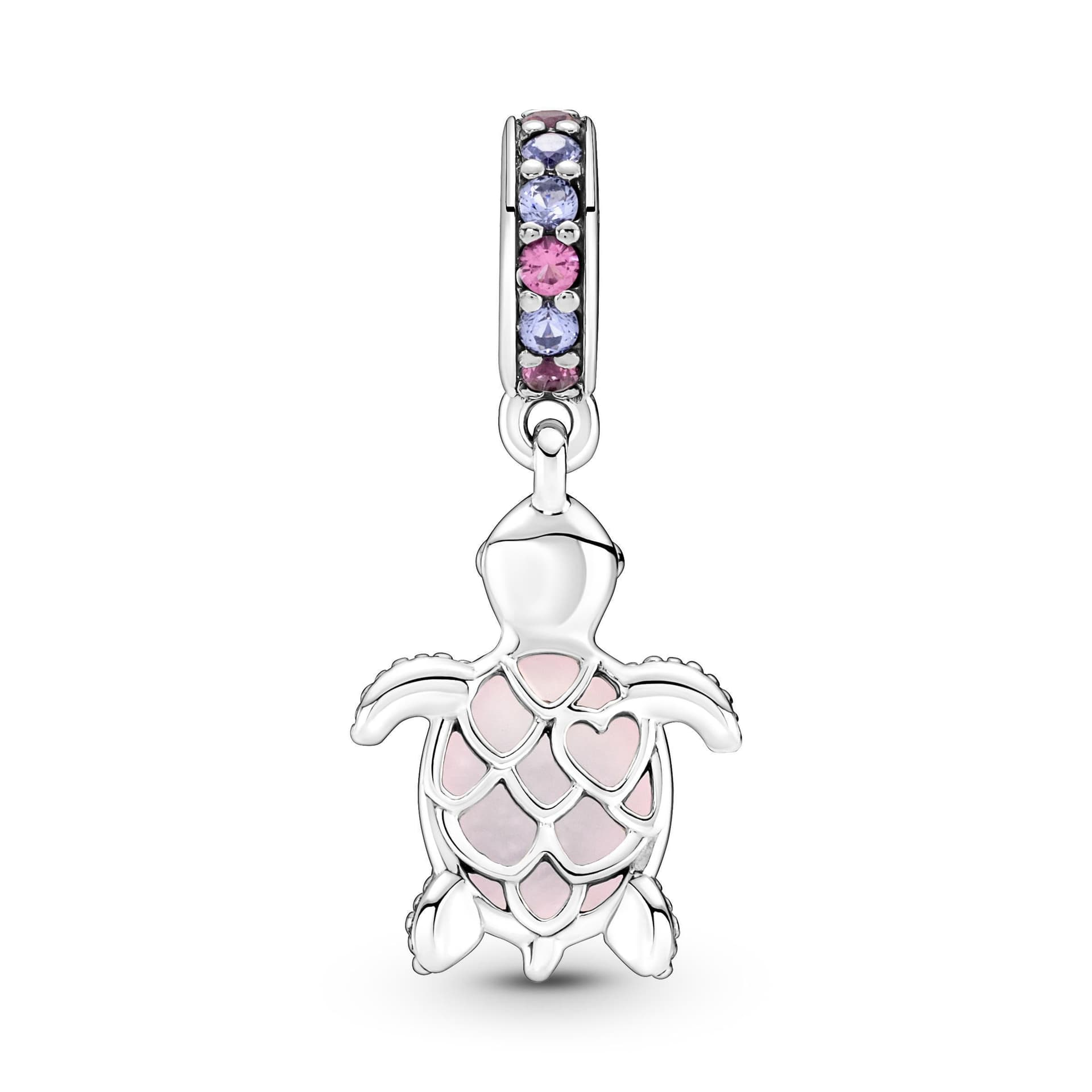Pandora - Charm Pendente Tartaruga Marina Rosa Vetro di Murano in Argento in Bead Charm Alba Gioielli - Casoria, commercioVirtuoso.it