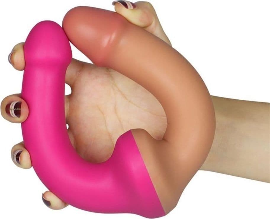 LOVETOY DOUBLE DILDO 31.5 CM LIQUID SILICONE FLESH E PINK in Dildo doppi Sexy Tentazioni - Siracusa, commercioVirtuoso.it