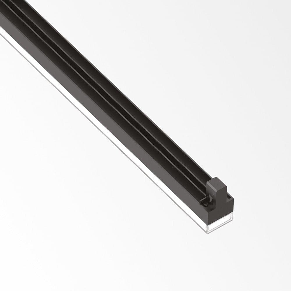 Proiettore Lineare Display Metallo Nero Led 21W 3000K Luce Calda in Teste faretto per sistemi di illuminazione a cavo e su binario LuceArt - Montecorvino Pugliano, commercioVirtuoso.it