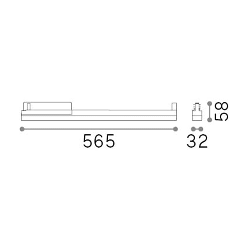 Proiettore Lineare Display Metallo Nero Led 21W 3000K Luce Calda in Teste faretto per sistemi di illuminazione a cavo e su binario LuceArt - Montecorvino Pugliano, commercioVirtuoso.it