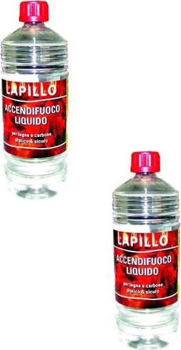 ACCENDIFUOCO LIQUIDO 1 LT ACCENDICARBONE ACCENDI FUOCO ** 2 PEZZI ** FER 40754