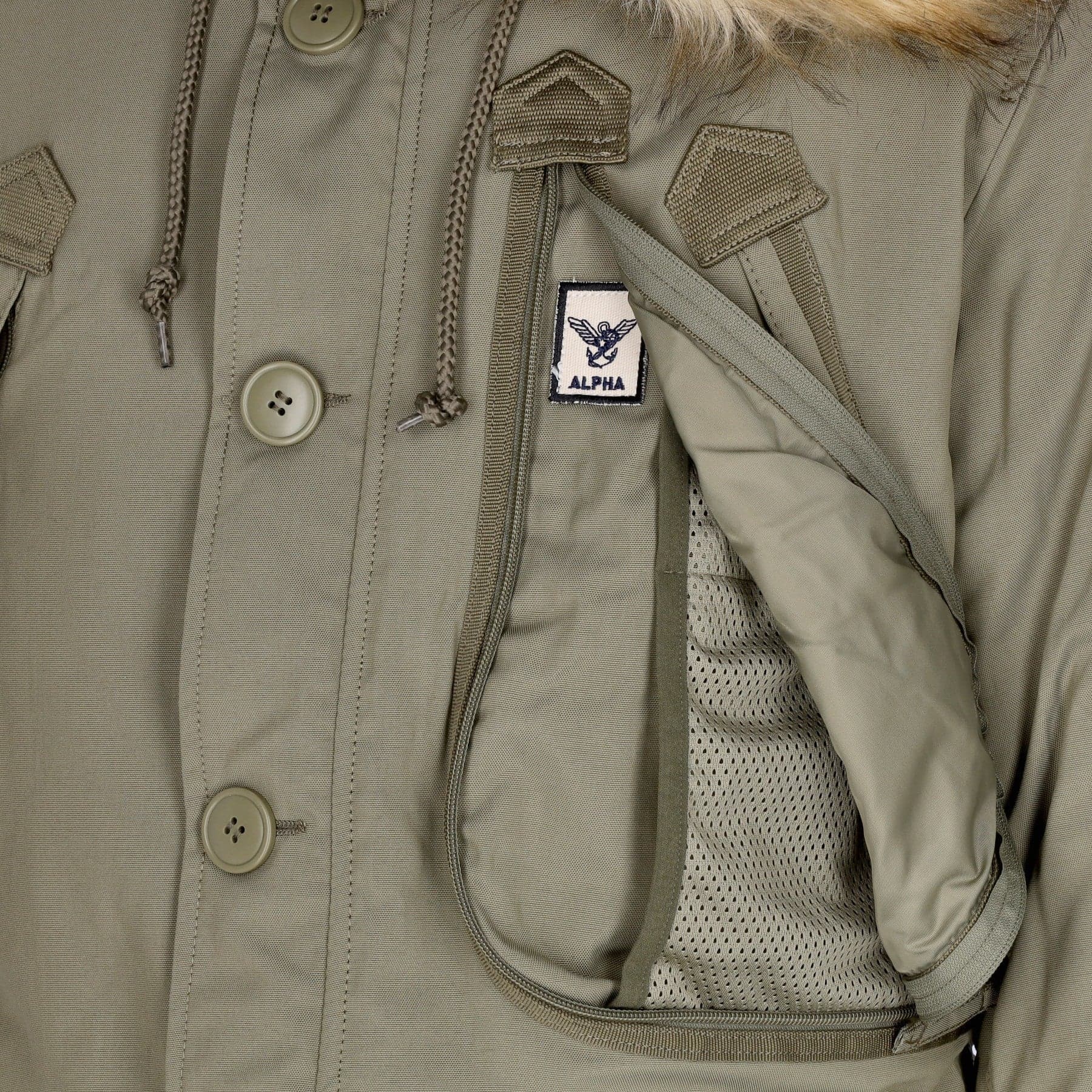 ALPHA INDUSTRIES Giaccone Lungo Uomo Polar Jacket Stratos da uomo in Giacche Drestige - Casamassima, commercioVirtuoso.it