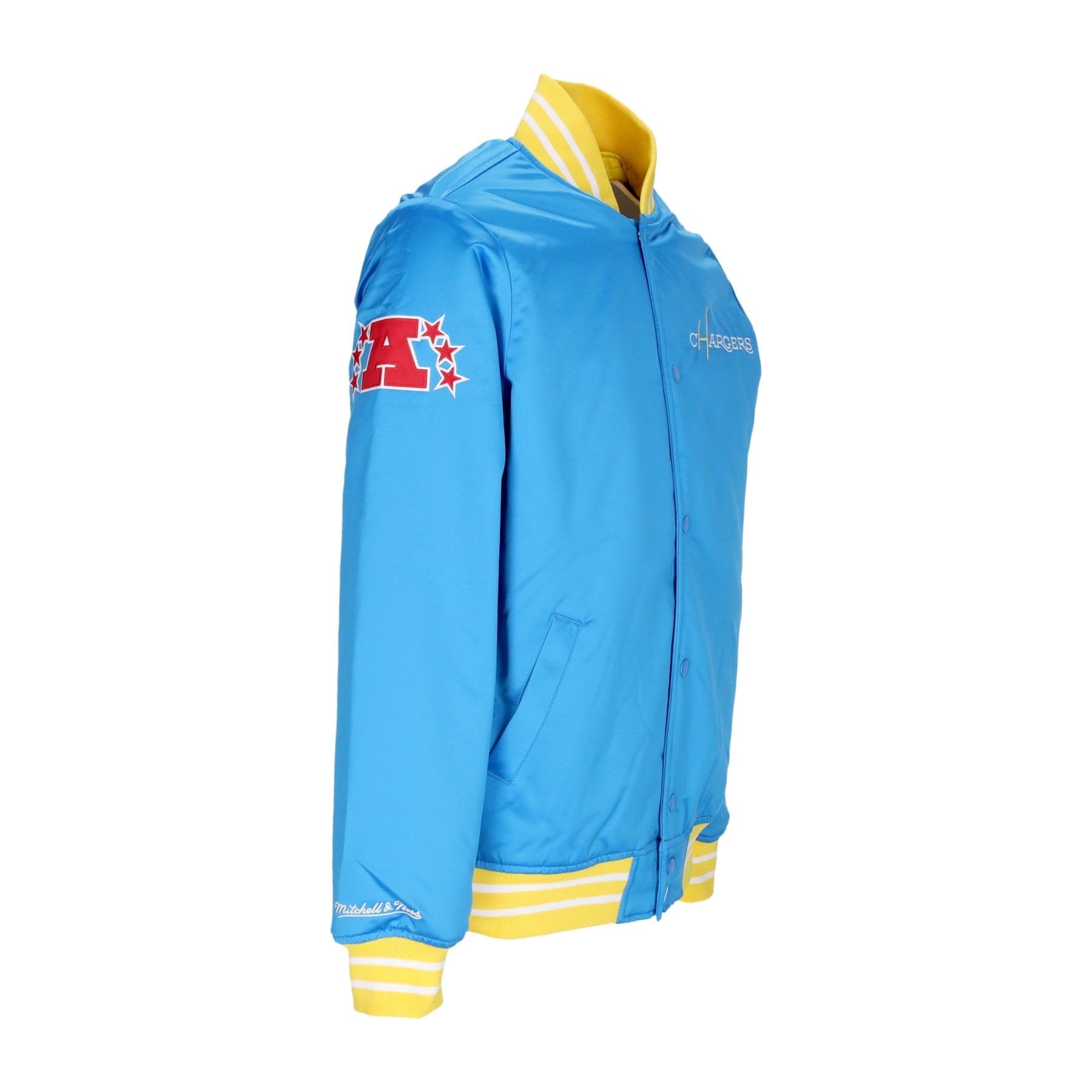 MITCHELL &amp; NESS Giubbotto Bomber Uomo Nfl Heavyweight Satin Jacket Loscha Original Team Colors da uomo in Giacche Drestige - Casamassima, commercioVirtuoso.it
