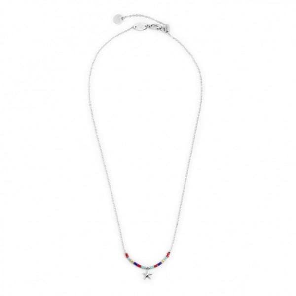 Marlù - COLLANA STELLA MARINA PENDENTE E MIYUKI MULTICOLORE ACCIAIO in Collane Alba Gioielli - Casoria, commercioVirtuoso.it