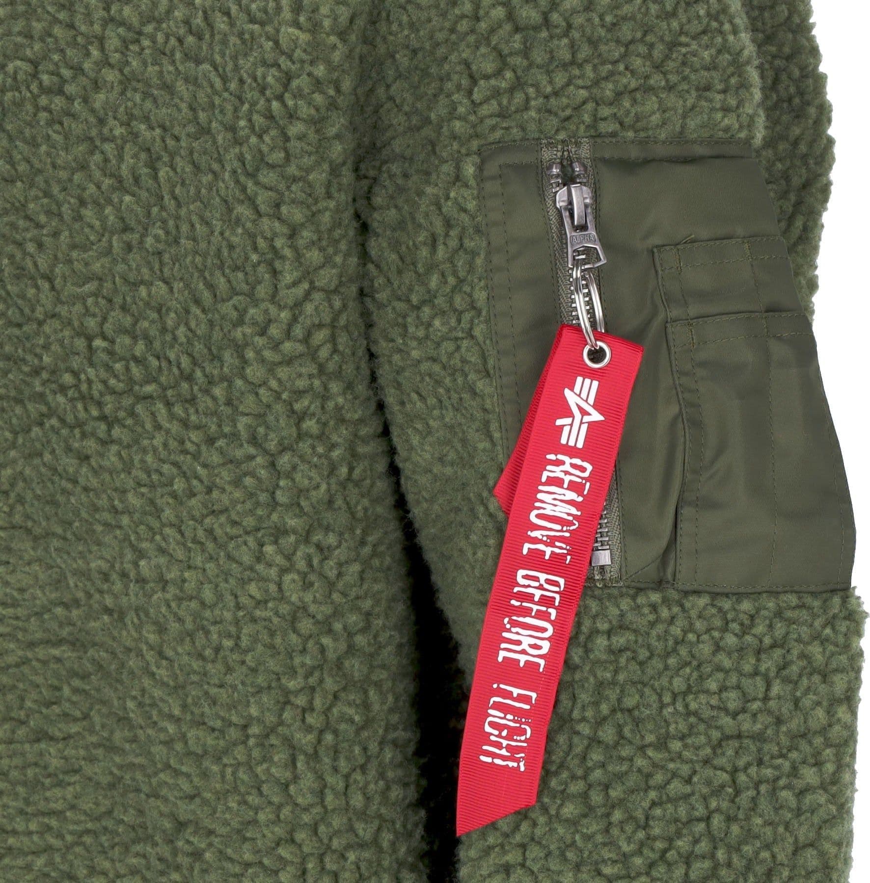 ALPHA INDUSTRIES Felpa Girocollo Uomo Teddy Sweater Sage Green da uomo in Felpe senza cappuccio Drestige - Casamassima, commercioVirtuoso.it