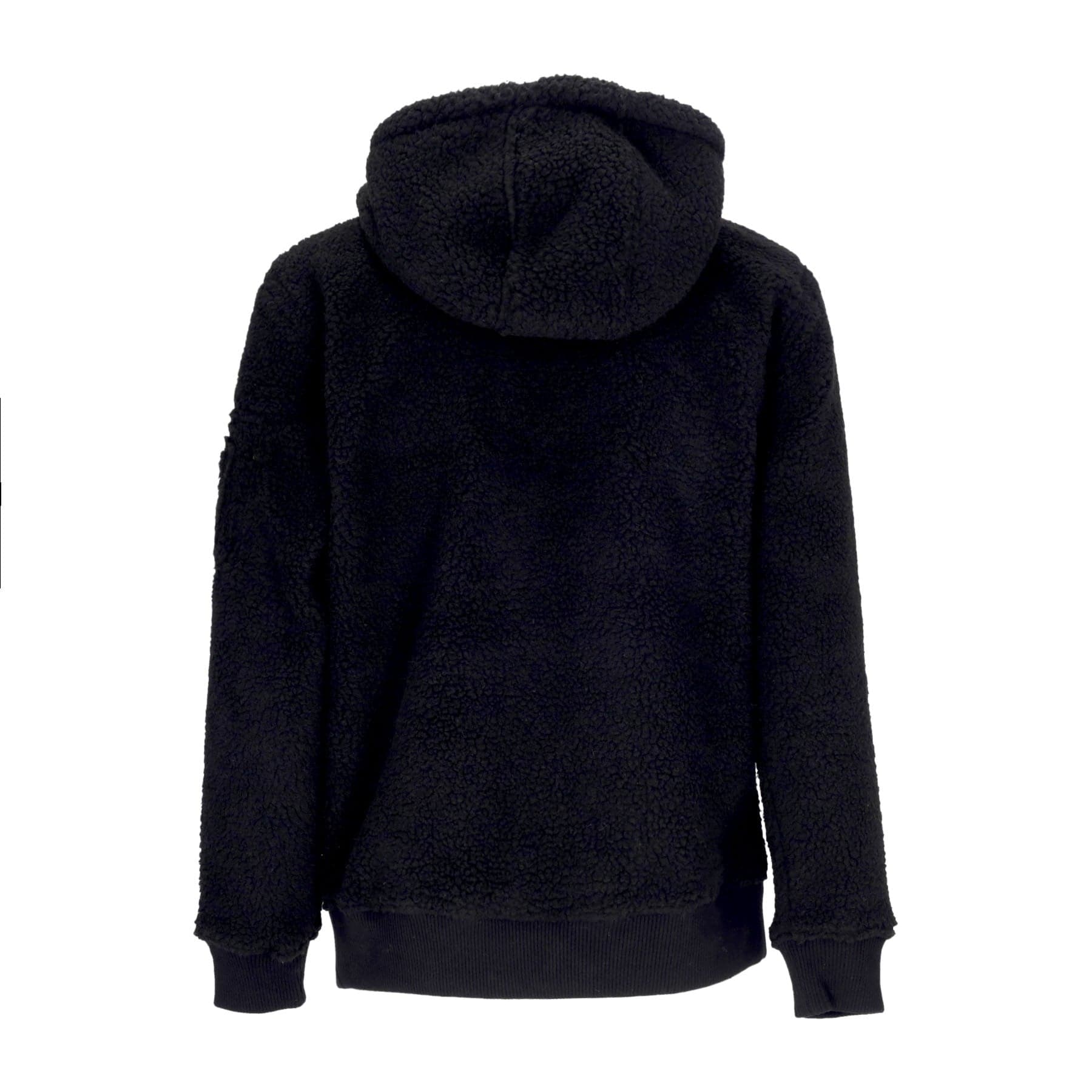 ALPHA INDUSTRIES Felpa Cappuccio Uomo Teddy Hoodie Black da uomo in Felpe con cappuccio Drestige - Casamassima, commercioVirtuoso.it