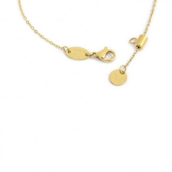 Marlù -COLLANA STELLA MARINA PENDENTE E MIYUKI TURCHESI PVD ORO