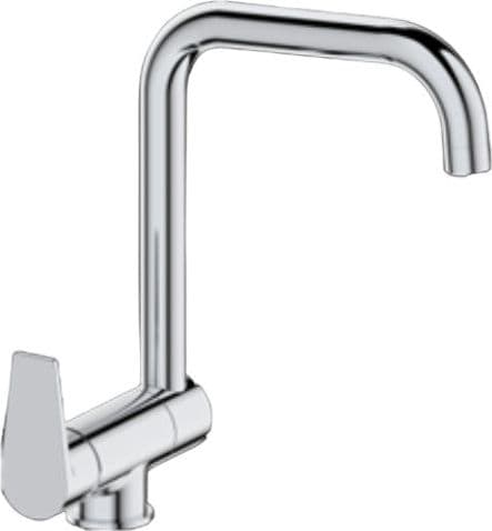 Miscelatore per cucina sottofinestra abbattibile