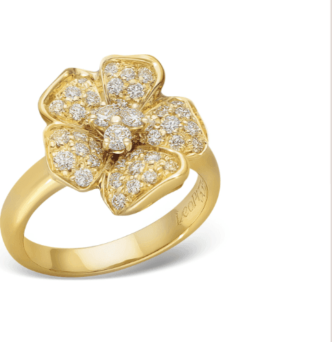 LEOPIZZO - Anello Flora oro giallo in Anelli Alba Gioielli - Casoria, commercioVirtuoso.it
