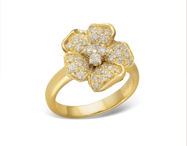 LEOPIZZO - Anello Flora oro giallo in Anelli Alba Gioielli - Casoria, commercioVirtuoso.it