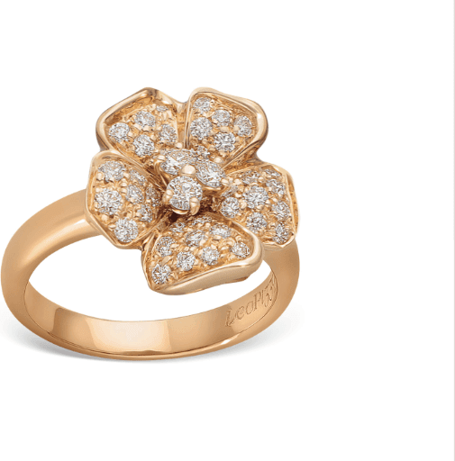 LEOPIZZO - Anello Flora oro rosa in Anelli Alba Gioielli - Casoria, commercioVirtuoso.it