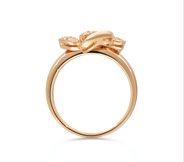 LEOPIZZO - Anello Flora oro rosa in Anelli Alba Gioielli - Casoria, commercioVirtuoso.it