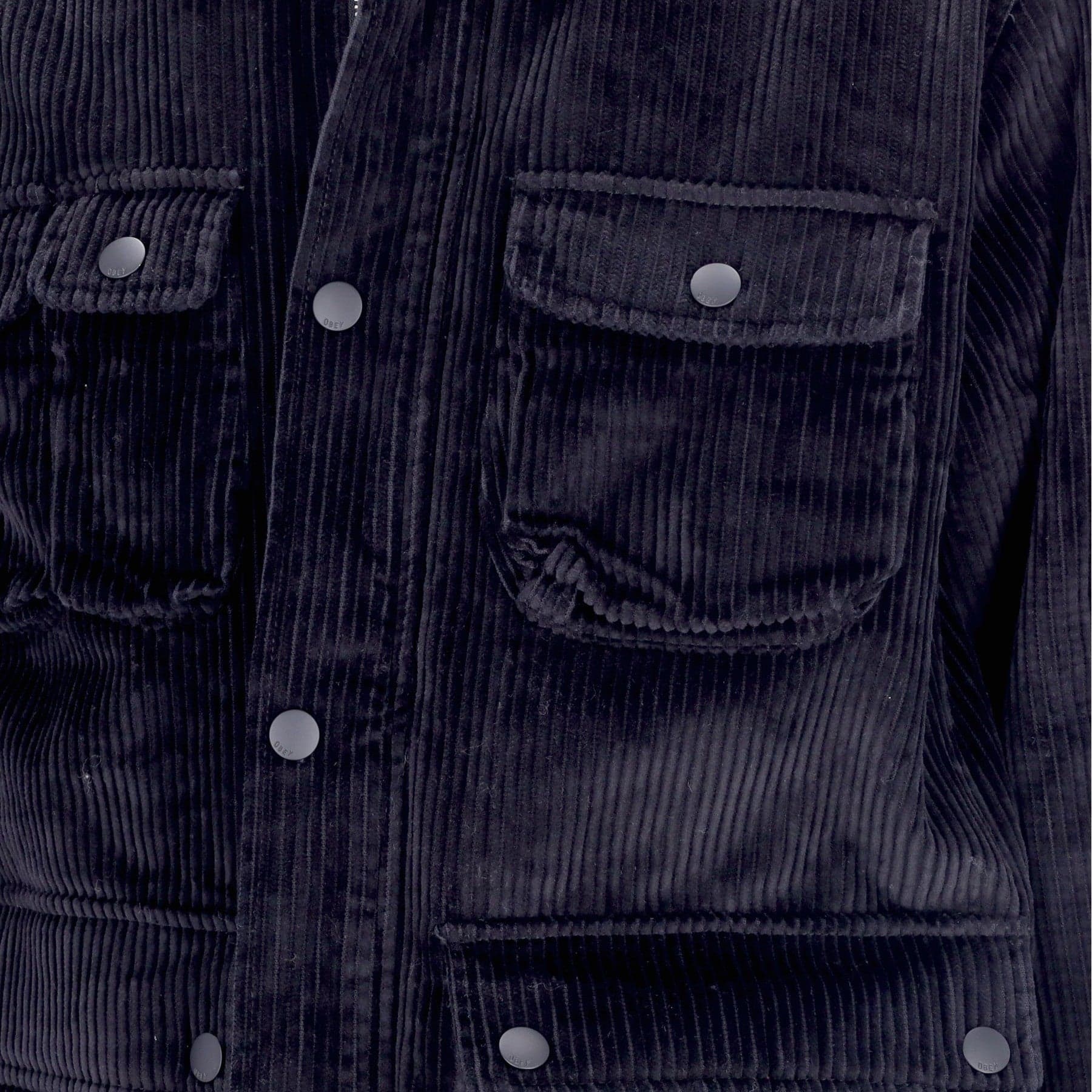 OBEY Giacca Workwear Uomo Larson Jacket Black da uomo in Giacche Drestige - Casamassima, commercioVirtuoso.it