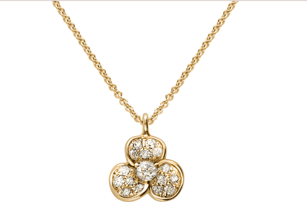 LEO PIZZO - Collana con ciondolo Candy Flora oro giallo - 2