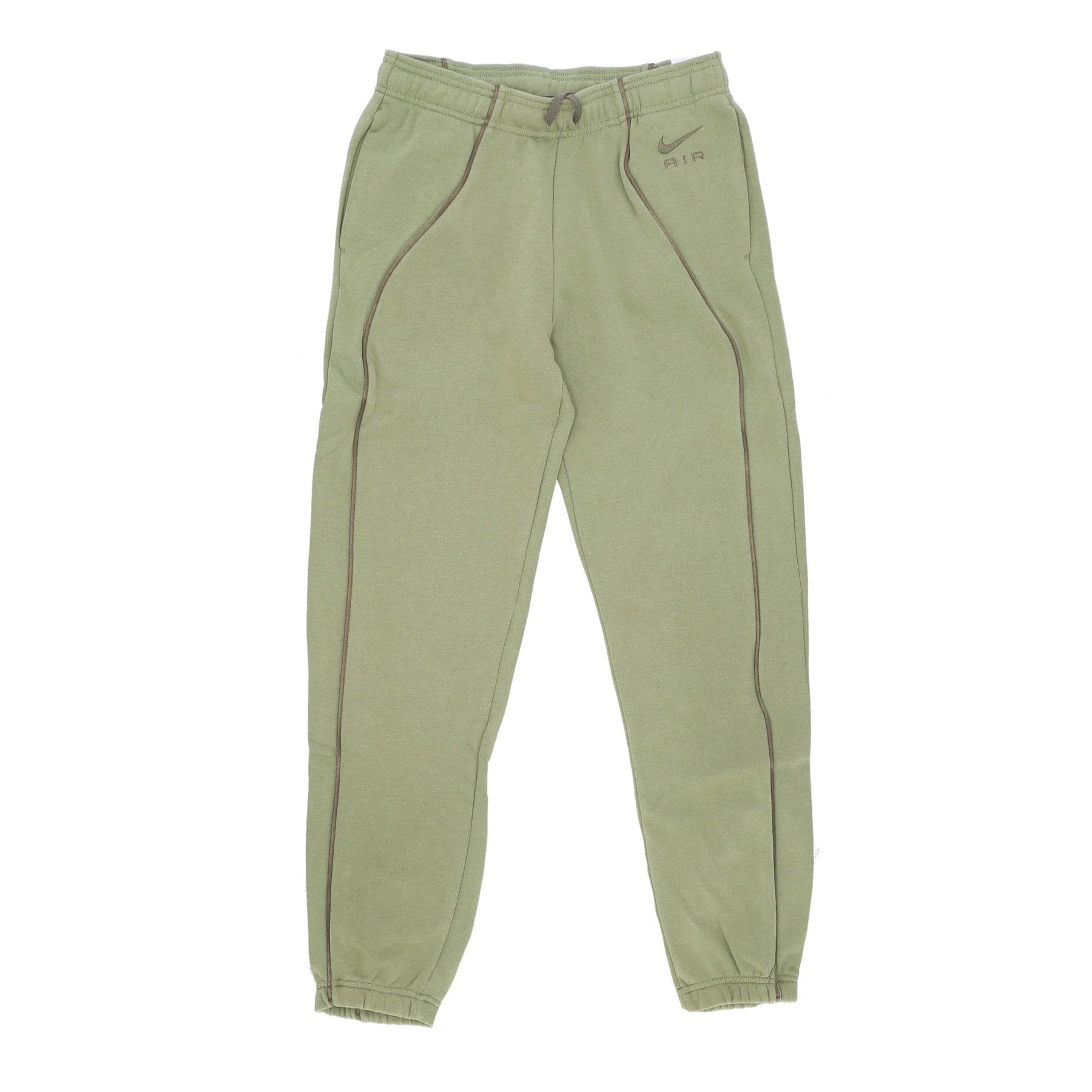 Nike Pantalone Tuta Felpato Donna Sportswear Air Fleece Mid-rise Joggers Alligator/medium Olive/medium Olive da donna in Pantaloni sportivi Drestige - Casamassima, commercioVirtuoso.it