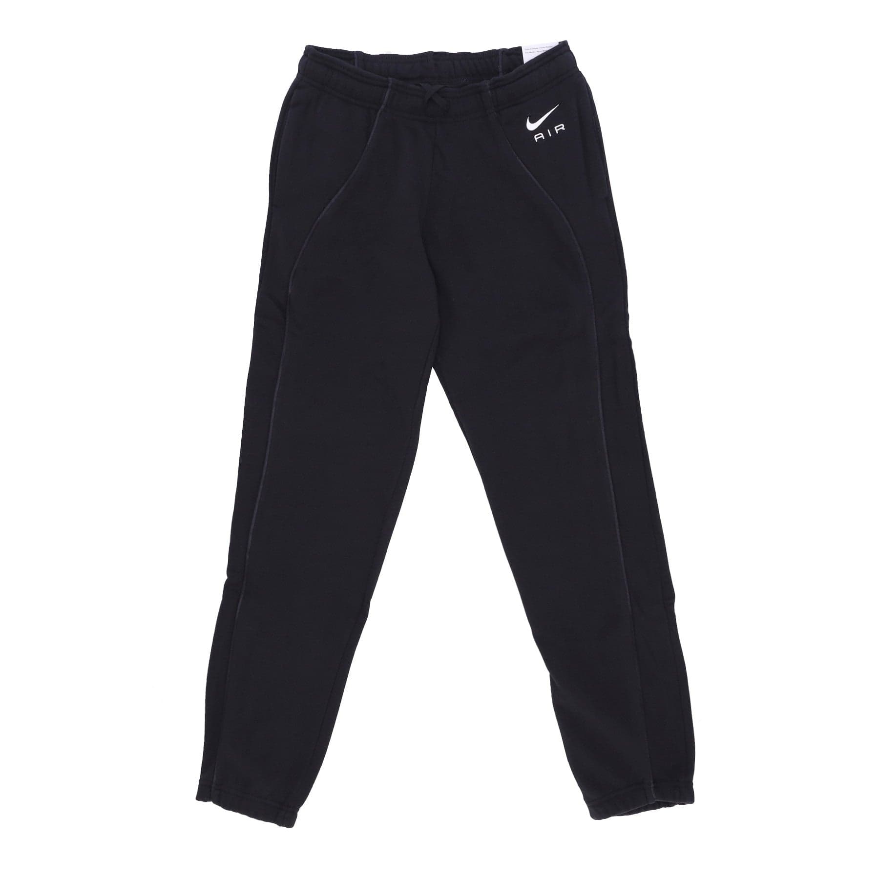 Nike Pantalone Tuta Felpato Donna Sportswear Air Fleece Mid-rise Joggers Black/black/white da donna in Pantaloni sportivi Drestige - Casamassima, commercioVirtuoso.it