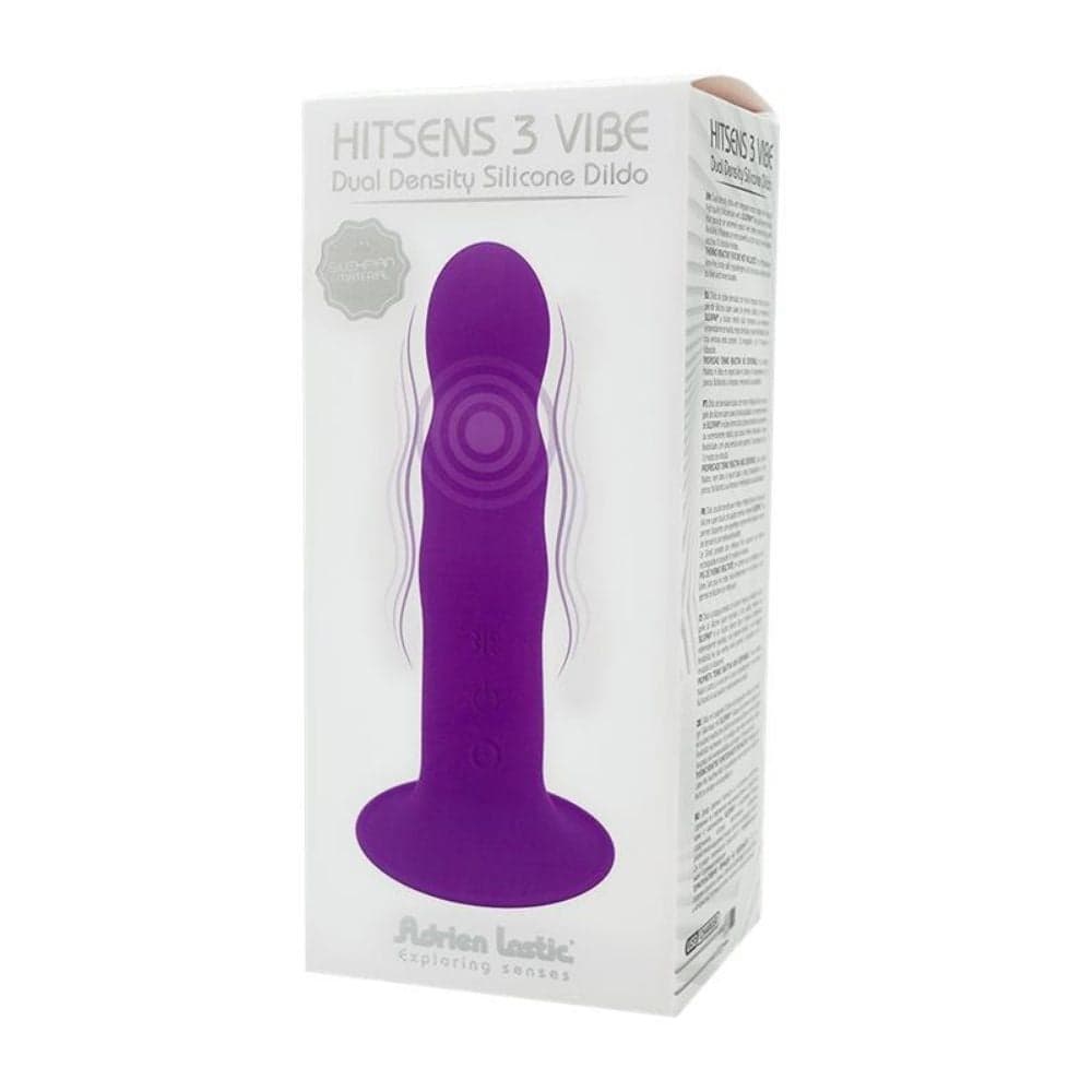 Dildo classico con ventosa vibrante Hitsens 3 Vibe Viola Adrien Lastic in Dildo realistici Sexy Tentazioni - Siracusa, commercioVirtuoso.it