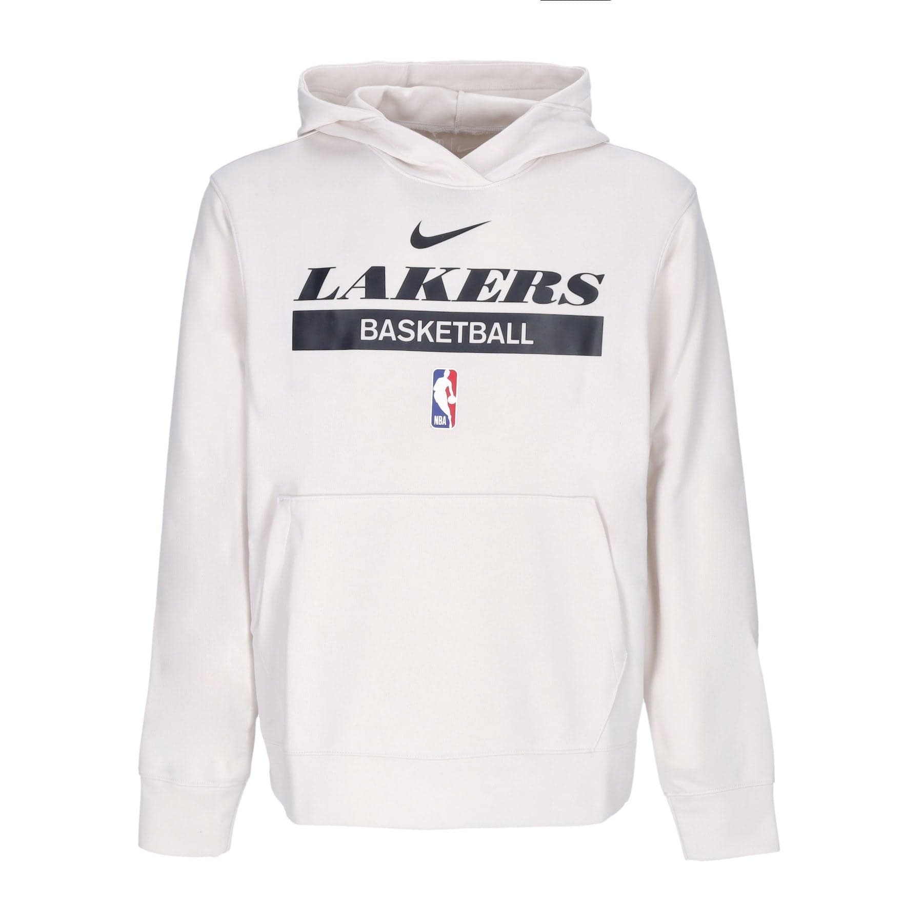 NIKE NBA Felpa Leggera Cappuccio Uomo Nba Dri-fit Spotlight Hoodie Loslak Phantom Htr/phantom da uomo