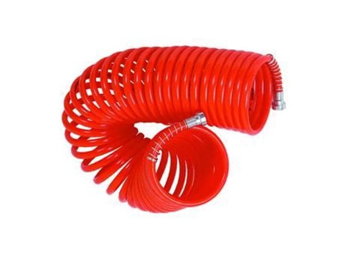 1 TUBO PER COMPRESSORE A SPIRALE - ø mm.6x8 MT 15 CON RACCORDI BAIONETTA in prodotto EuroStore07 - Alatri, commercioVirtuoso.it