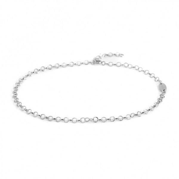 Marlù - CAVIGLIERA CATENA SQUARE WIRE "O" ACCIAIO