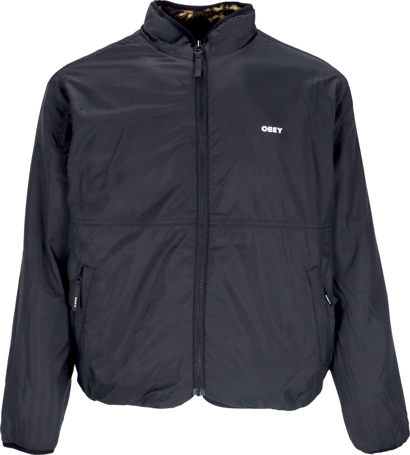 OBEY Orsetto Donna Aiden Sherpa Jacket Reversible Golden Harvest Multi da donna in Giacche Drestige - Casamassima, commercioVirtuoso.it
