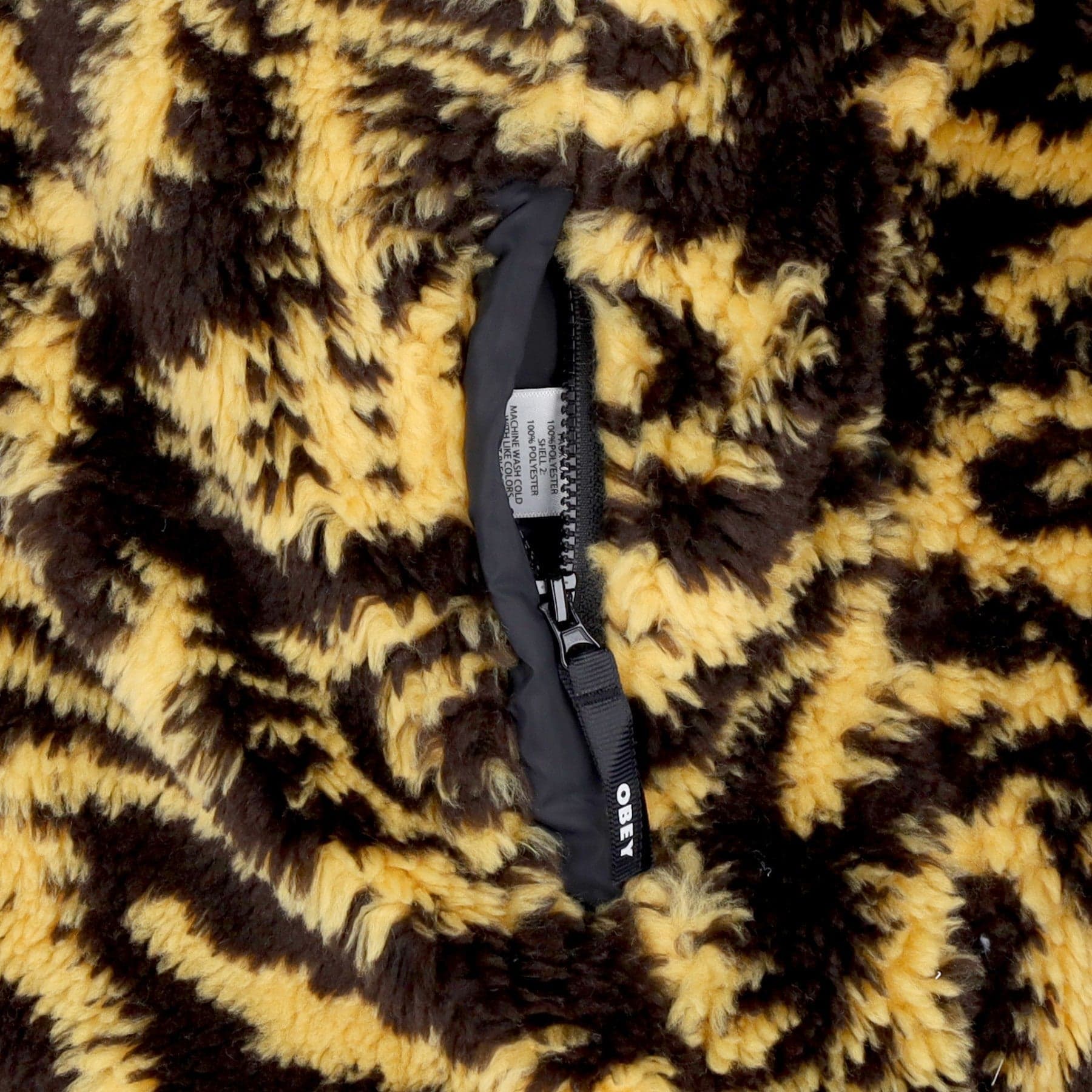 OBEY Orsetto Donna Aiden Sherpa Jacket Reversible Golden Harvest Multi da donna in Giacche Drestige - Casamassima, commercioVirtuoso.it