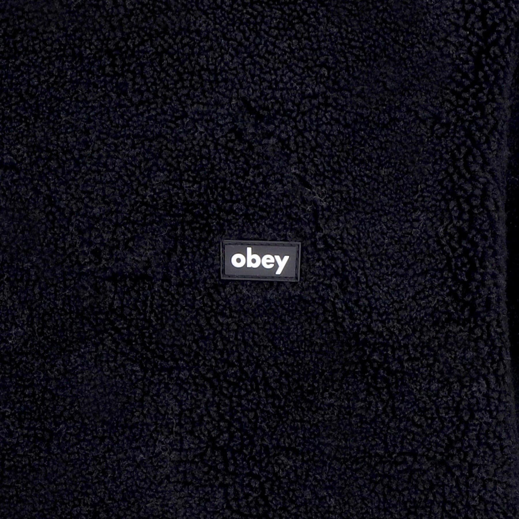 OBEY Orsetto Uomo Trophy Sherpa Jacket Reversible Black da uomo in Giacche Drestige - Casamassima, commercioVirtuoso.it