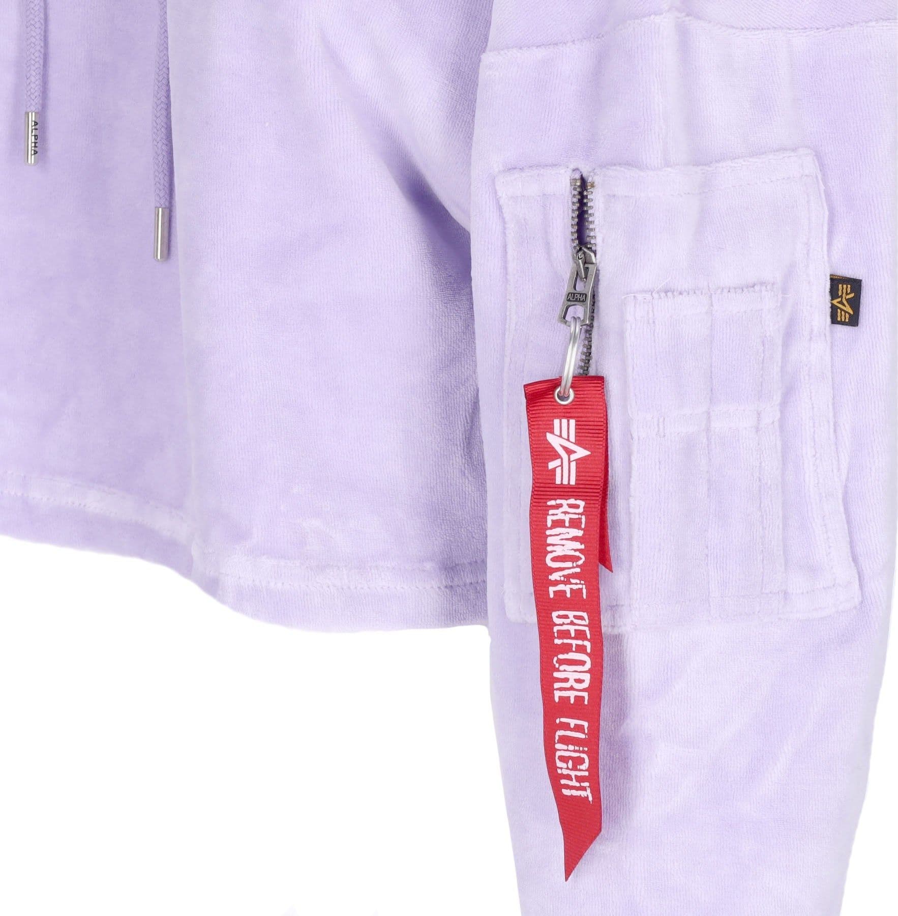 ALPHA INDUSTRIES Felpa Leggera Cappuccio Corta Donna Frottee Hoodie Cos Wmn Pale Violet da donna in Felpe con cappuccio Drestige - Casamassima, commercioVirtuoso.it