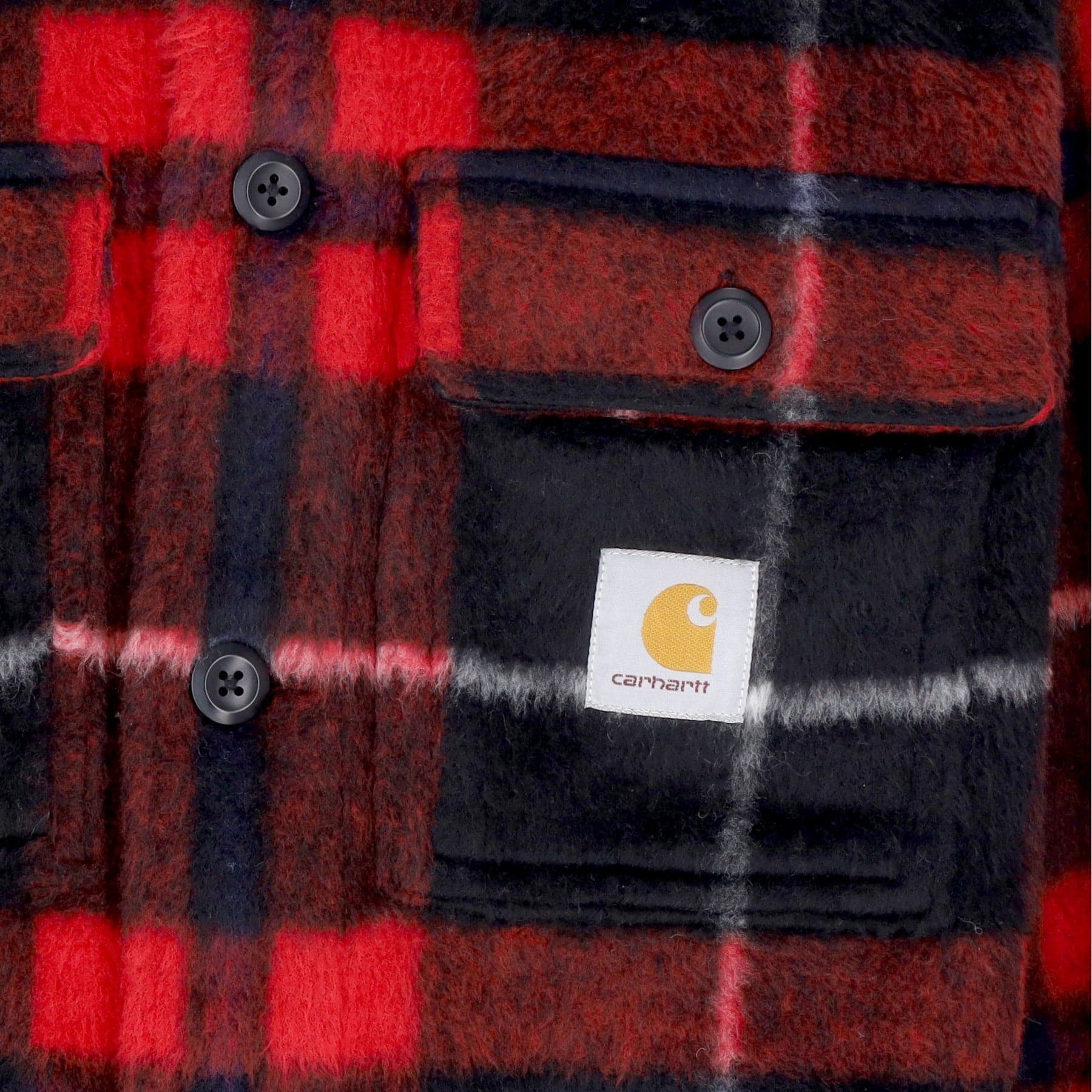 CARHARTT WIP Camicia Manica Lunga Uomo Manning Shirt Manning Check/black/rocket da uomo in Camicie casual Drestige - Casamassima, commercioVirtuoso.it