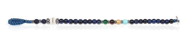Gerba - Bracciale Occhio di Tigre blu Paesina Turchese unisex in Bracciali Alba Gioielli - Casoria, commercioVirtuoso.it