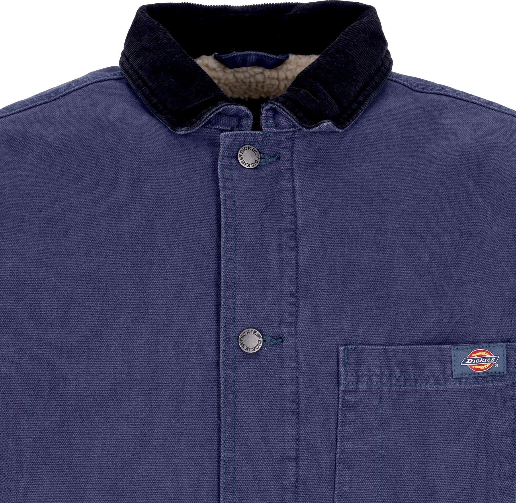 DICKIES Giacca Workwear Uomo Duck Canvas Chore Coat Stone Washed Navy da uomo in Giacche Drestige - Casamassima, commercioVirtuoso.it