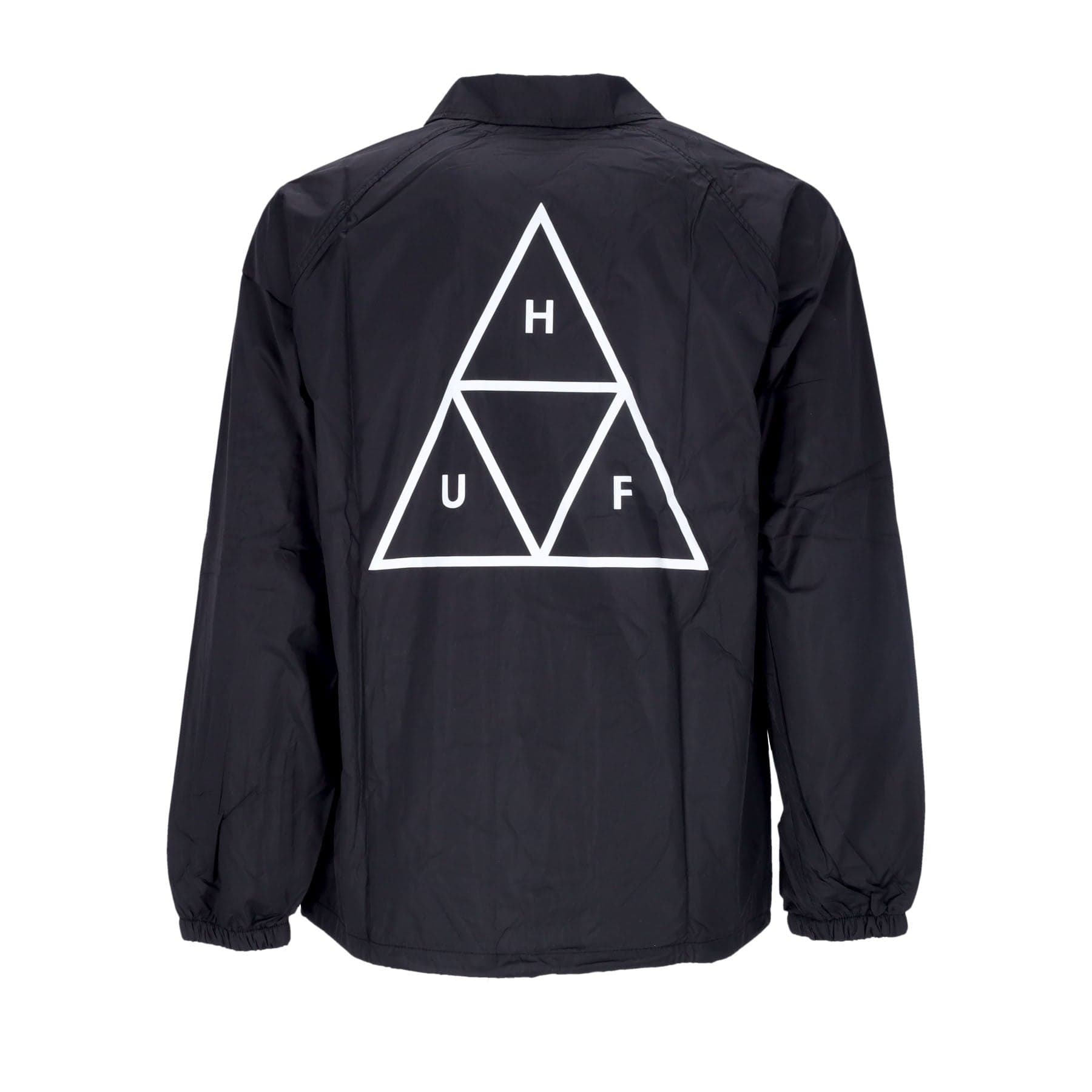 HUF Giacca Coach Jacket Uomo Essentials Coaches Jacket Black da uomo in Giacche Drestige - Casamassima, commercioVirtuoso.it