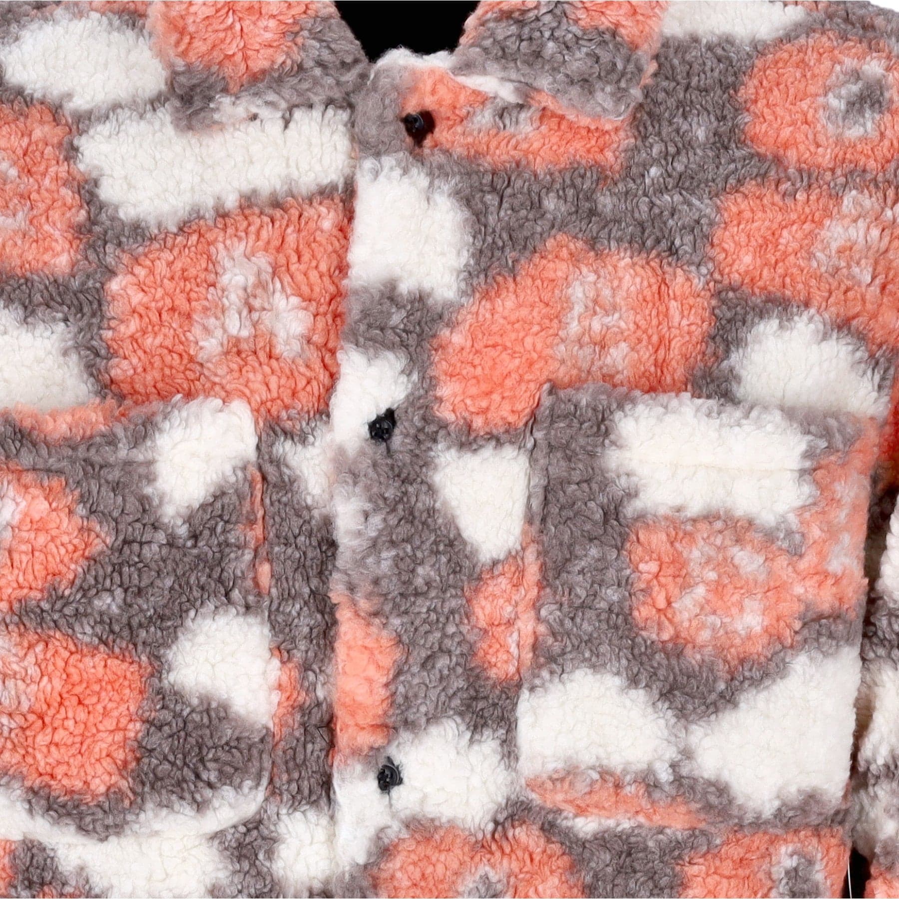 OBEY Orsetto Uomo Romie Sherpa Jacket Orange Oxide Multi da uomo in Giacche Drestige - Casamassima, commercioVirtuoso.it
