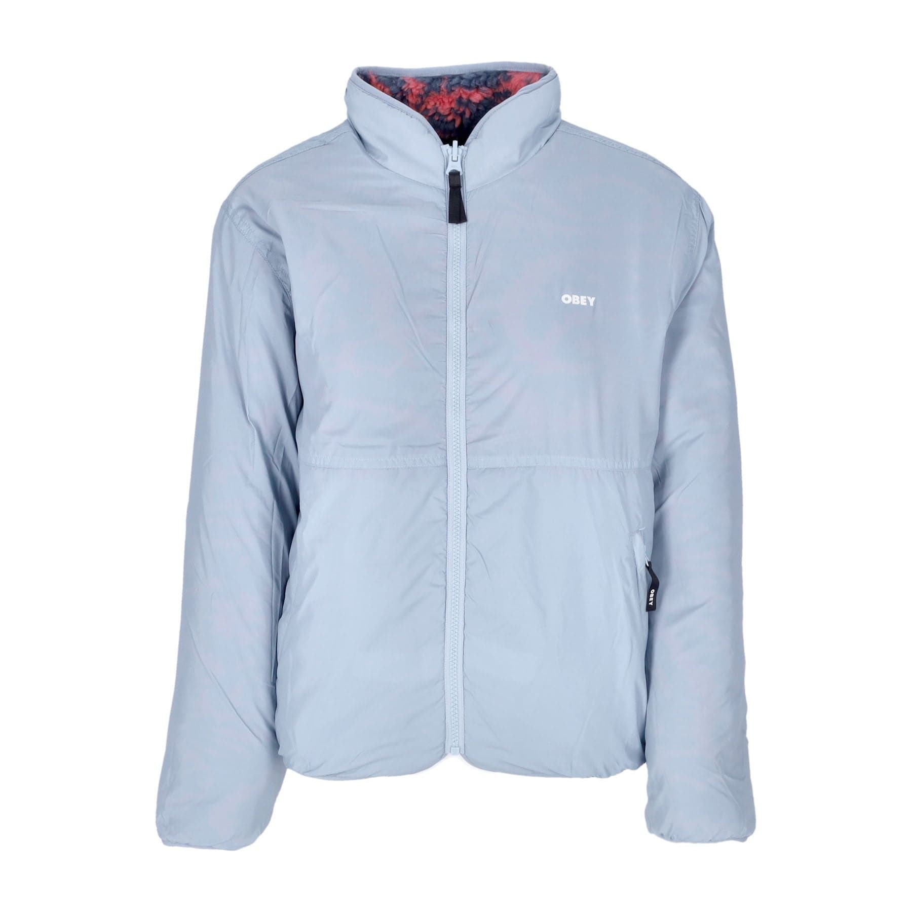 OBEY Orsetto Donna Aiden Sherpa Jacket Reversible Sweet Coral Multi da donna in Giacche Drestige - Casamassima, commercioVirtuoso.it