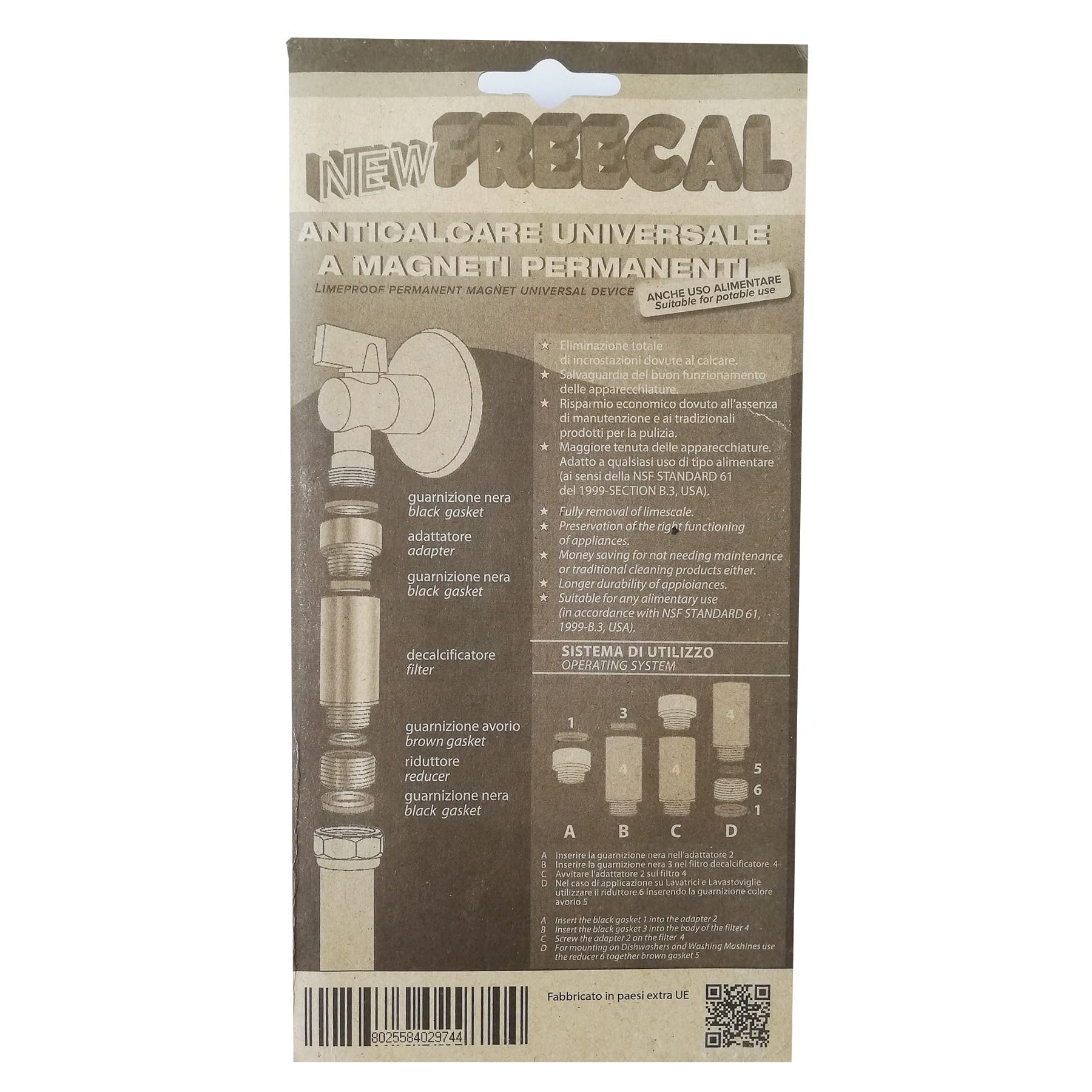Anticalcare universale a magneti permanenti da 1/2" e 3/4" in Prodotti anticalcare Aloiserw.com - Altomonte, commercioVirtuoso.it