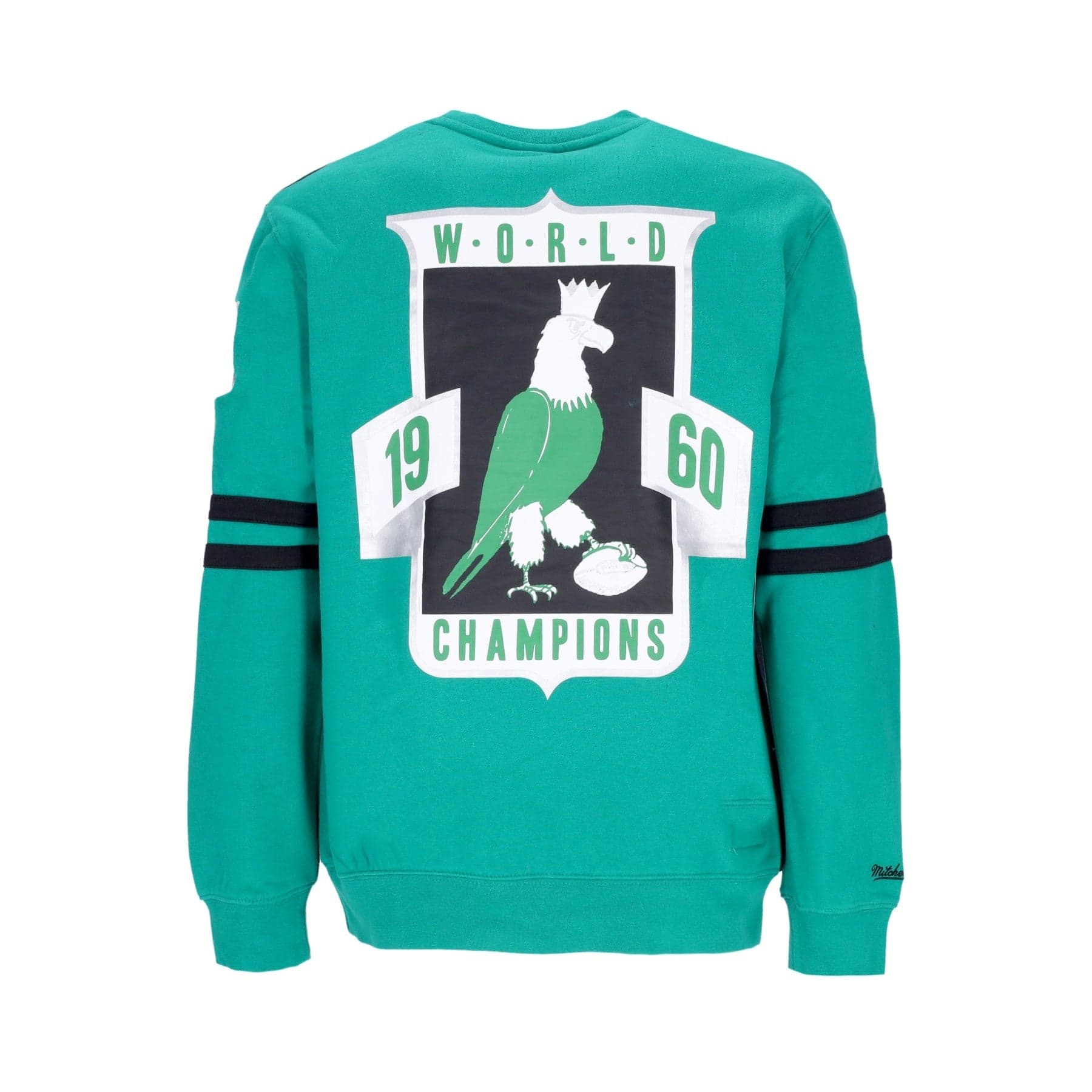 MITCHELL &amp; NESS Felpa Girocollo Uomo Nfl All Over Crew 2.0 Phieag Black da uomo in Felpe con cappuccio e felpe Drestige - Casamassima, commercioVirtuoso.it