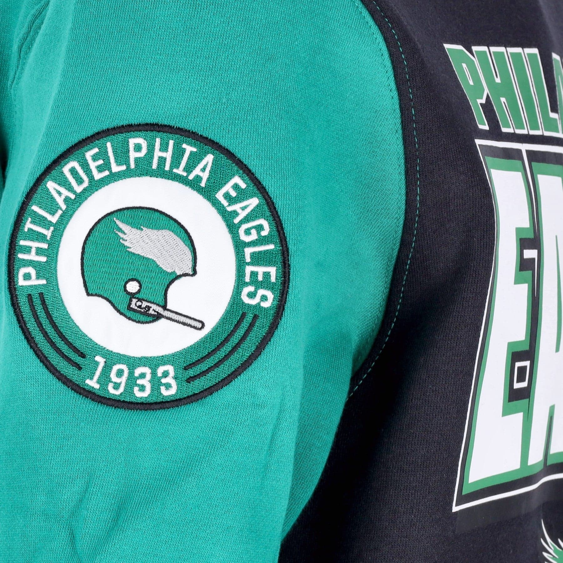 MITCHELL &amp; NESS Felpa Girocollo Uomo Nfl All Over Crew 2.0 Phieag Black da uomo in Felpe con cappuccio e felpe Drestige - Casamassima, commercioVirtuoso.it