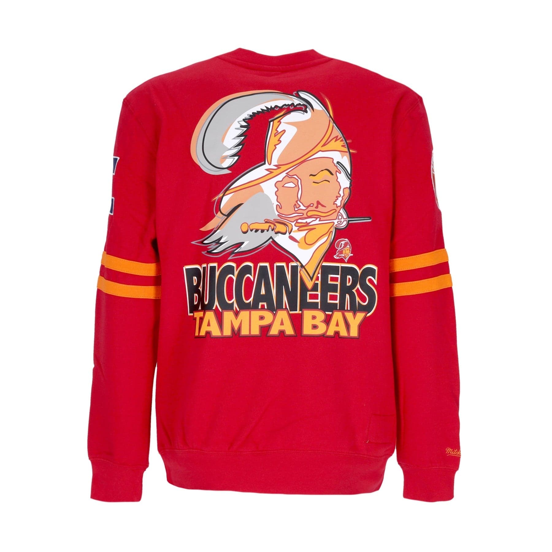 MITCHELL &amp; NESS Felpa Girocollo Uomo Nfl All Over Crew 2.0 Tambuc Orange da uomo in Felpe con cappuccio e felpe Drestige - Casamassima, commercioVirtuoso.it