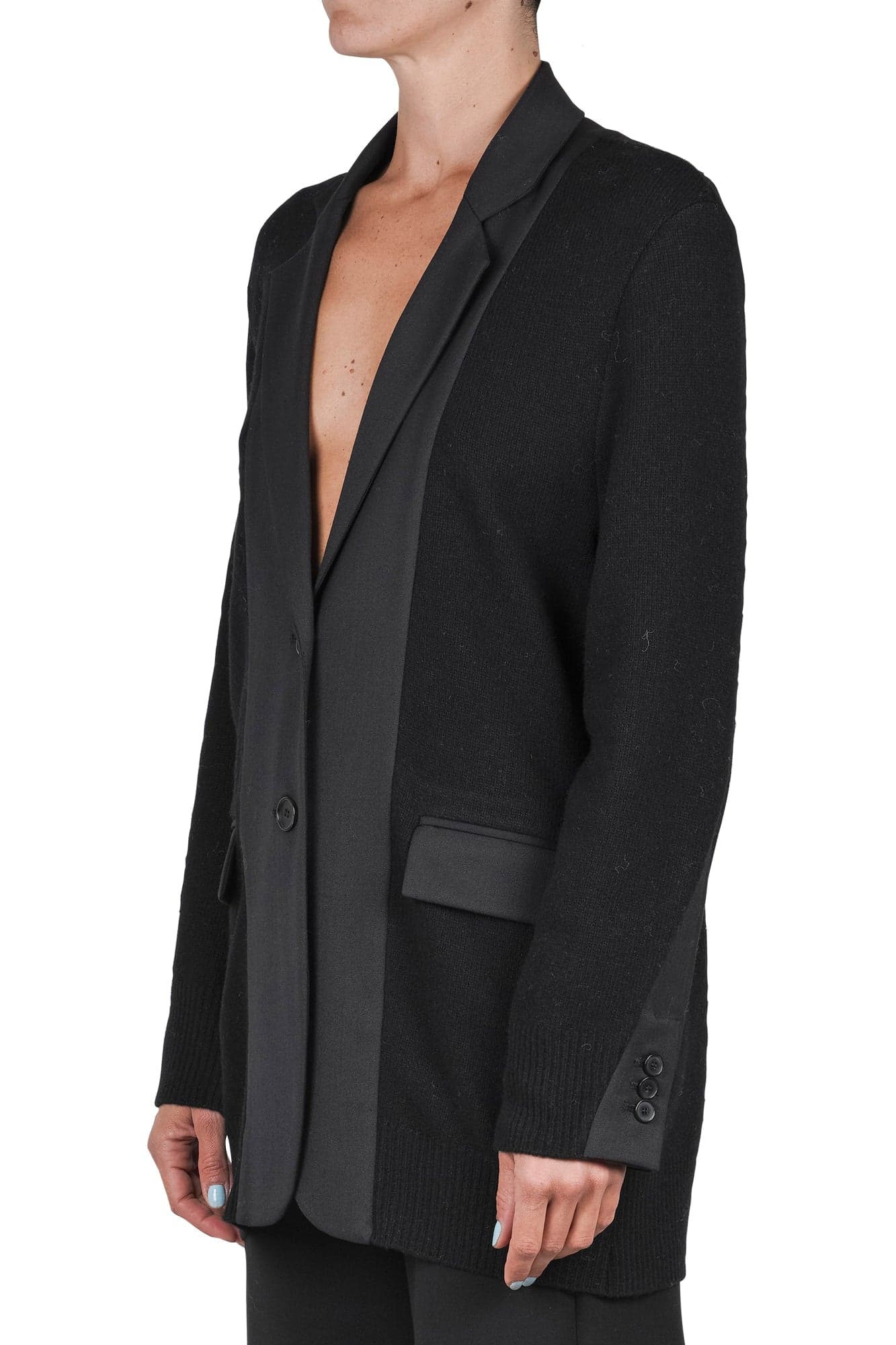 JUCCA Jucca - Giacca - 460856 - Nero da donna in Giacche da abito e blazer Drestige - Casamassima, commercioVirtuoso.it