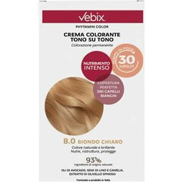 Vebix Color Mogano Chiaro 5.5 Crema Colorante Per Capelli Colorazione Permanente Tono Su Tono Senza Ammoniaca in Colore permanente Farmacia Centrale M.le Iadevaia - Maddaloni, commercioVirtuoso.it