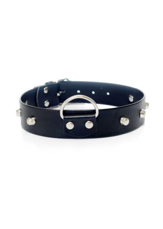 Collare donna con borchie 3 cm Fetish Boss nero bondage fetish BDSM pelle PU in prodotto Erosdom - Palmi, commercioVirtuoso.it
