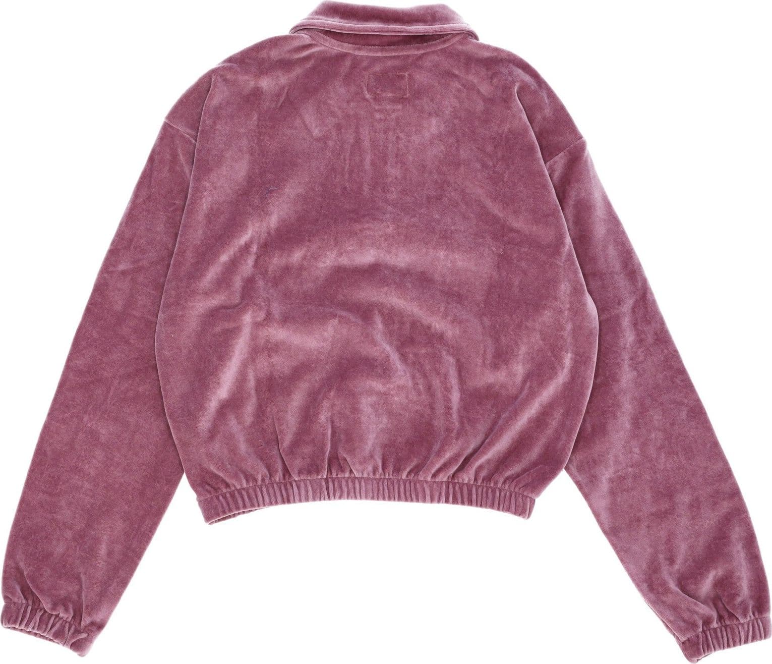 OBEY Felpa Leggera Collo Alto Donna Enzo Quarter Zip Polo Specialty Fleece Lilac Chalk da donna in Felpe senza cappuccio Drestige - Casamassima, commercioVirtuoso.it