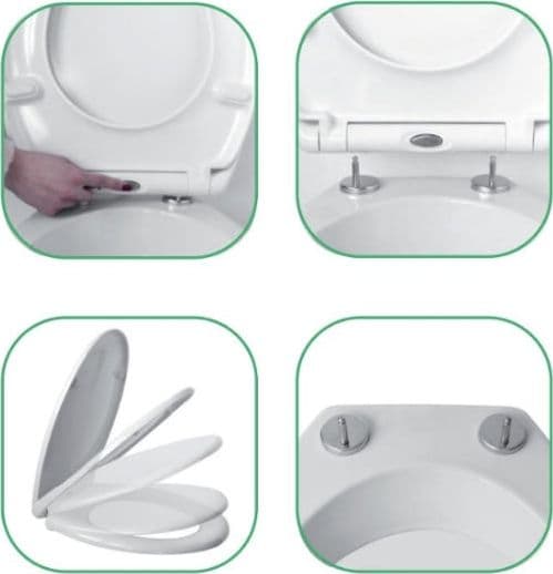 Sedile wc uiversale soft close sganciabile in Sedili WC BagnoClic.it - Pregnana Milanese, commercioVirtuoso.it