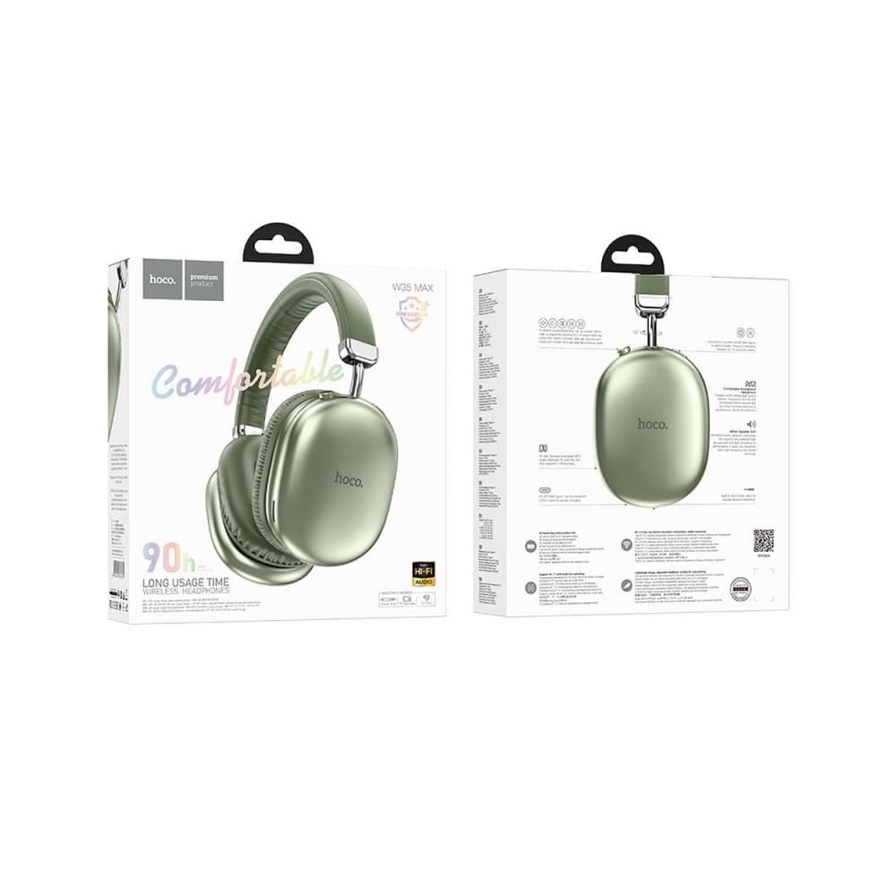 CUFFIE BLUETOOTH HOCO W35 MAX GREEN - 2