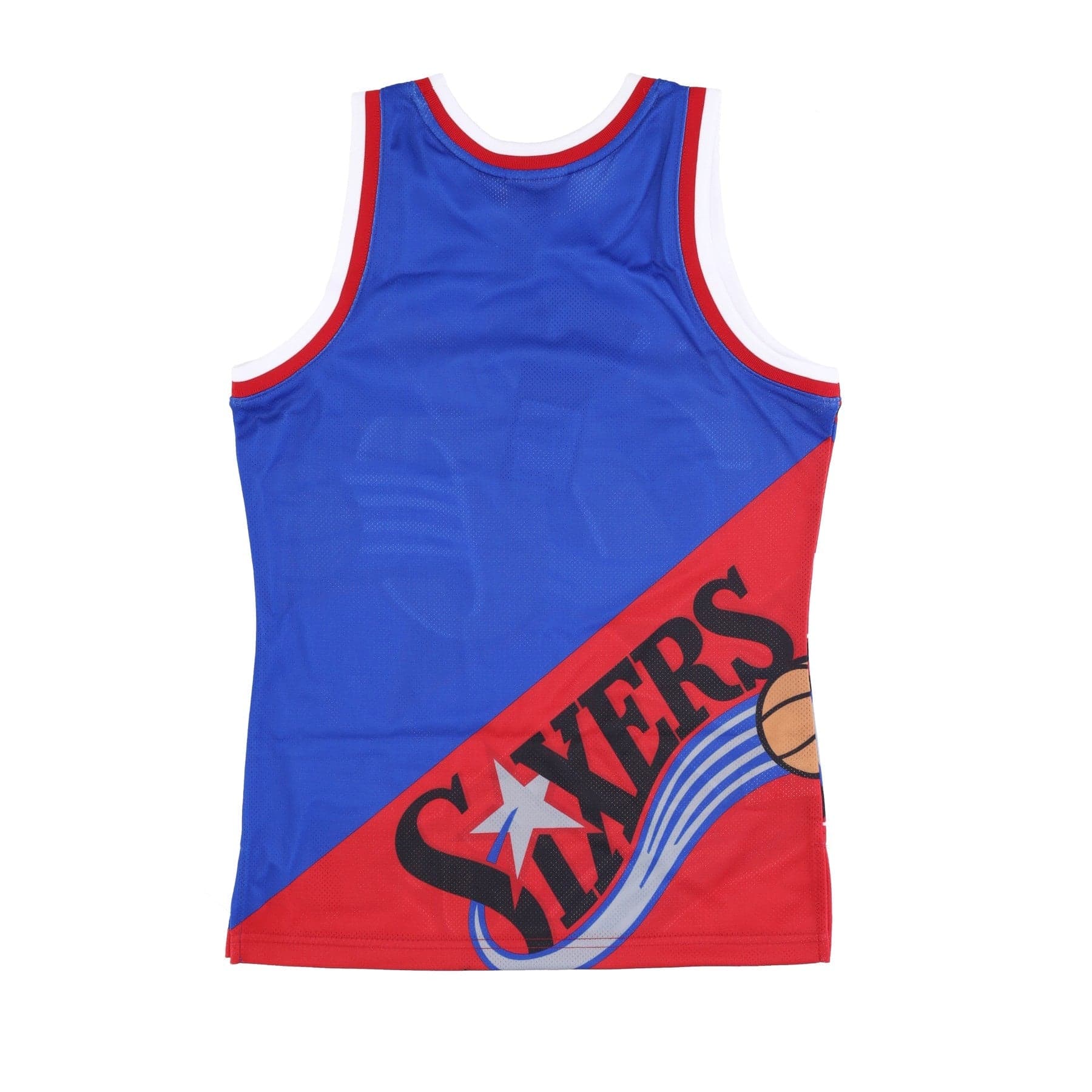 MITCHELL &amp; NESS Canotta Tipo Basket Uomo Nba Big Face Fashion Tank 5.0 Hardwood Classics Phi76e Blue da uomo in T-Shirt Drestige - Casamassima, commercioVirtuoso.it