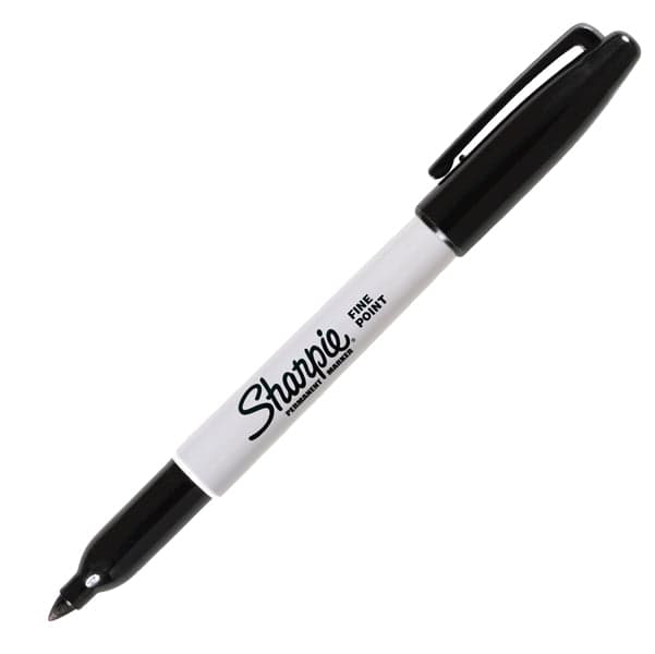 Marcatore Sharpie Nero Permanente P.Fine