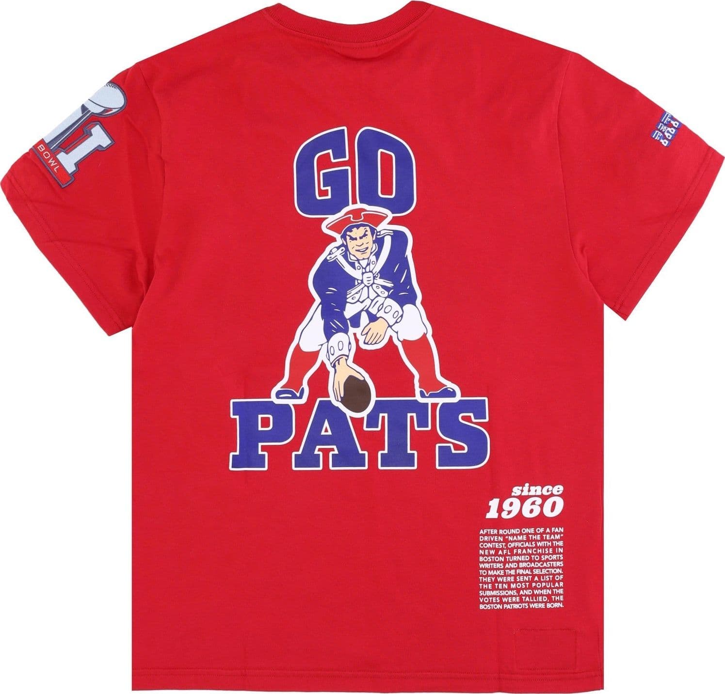 MITCHELL &amp; NESS Maglietta Uomo Nfl Team Origins Top Neepat Scarlet da uomo in T-shirt Drestige - Casamassima, commercioVirtuoso.it