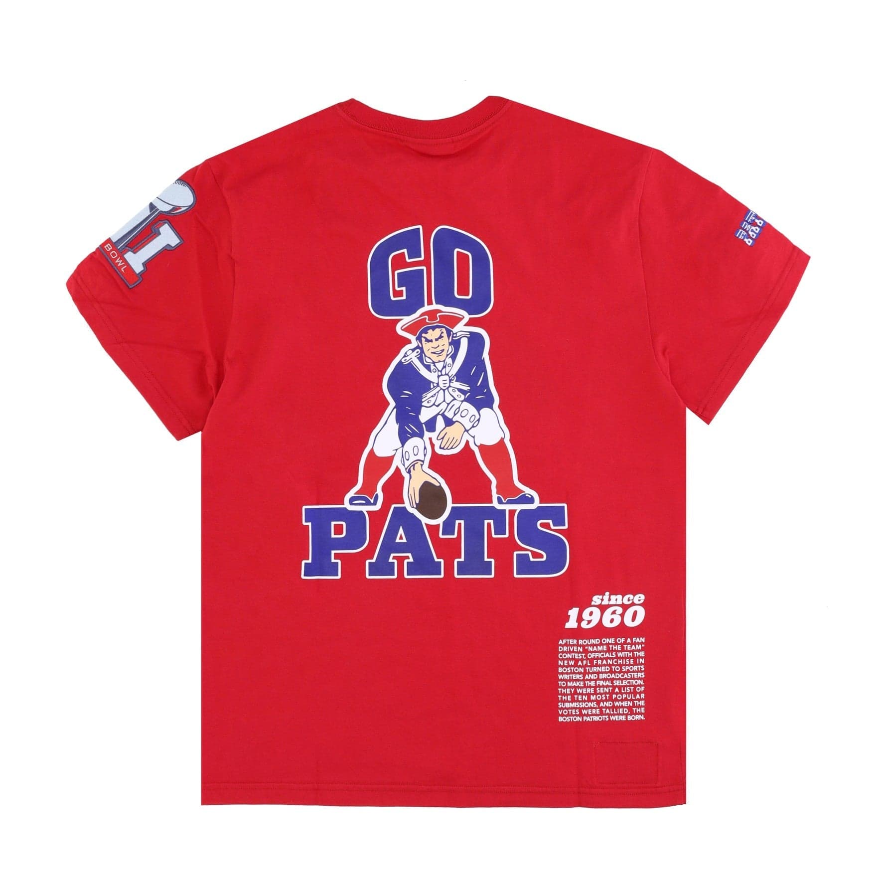 MITCHELL &amp; NESS Maglietta Uomo Nfl Team Origins Top Neepat Scarlet da uomo in T-shirt Drestige - Casamassima, commercioVirtuoso.it