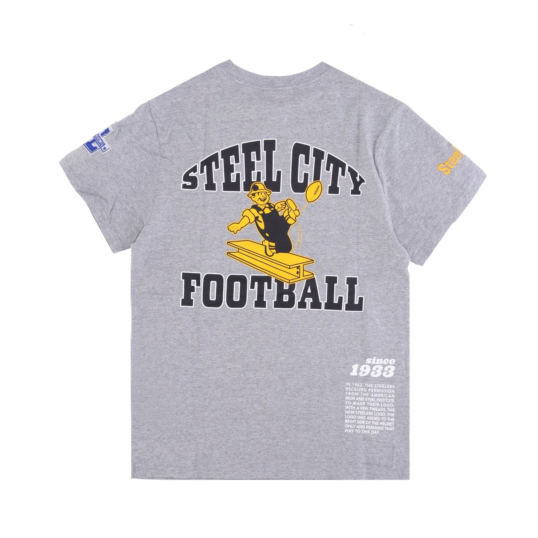 MITCHELL &amp; NESS Maglietta Uomo Nfl Team Origins Top Pitste Grey Heather da uomo in Polo Drestige - Casamassima, commercioVirtuoso.it