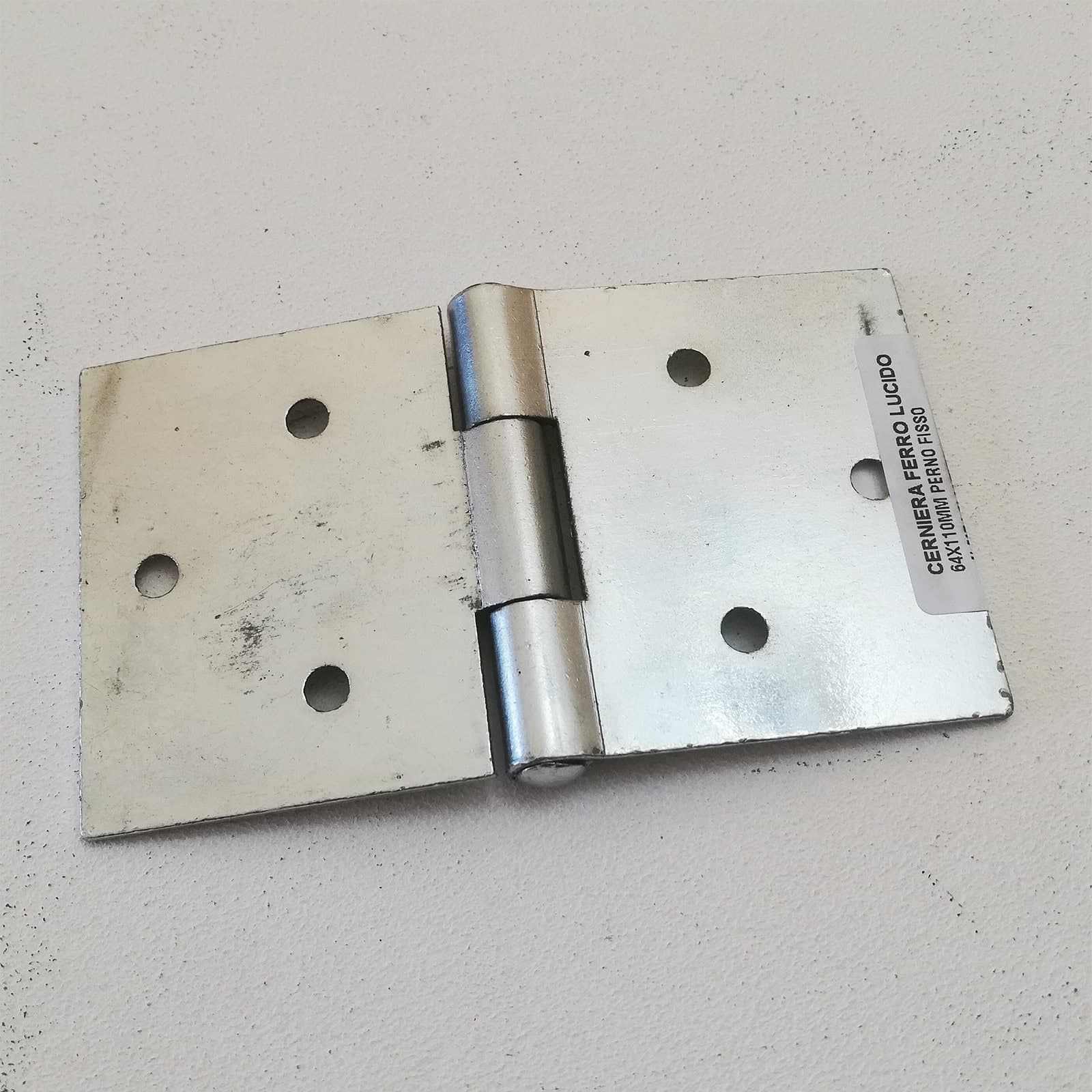 Cerniera in acciaio zincato H 64 x L 110 mm - tipo pesante in Cardini Aloiserw.com - Altomonte, commercioVirtuoso.it